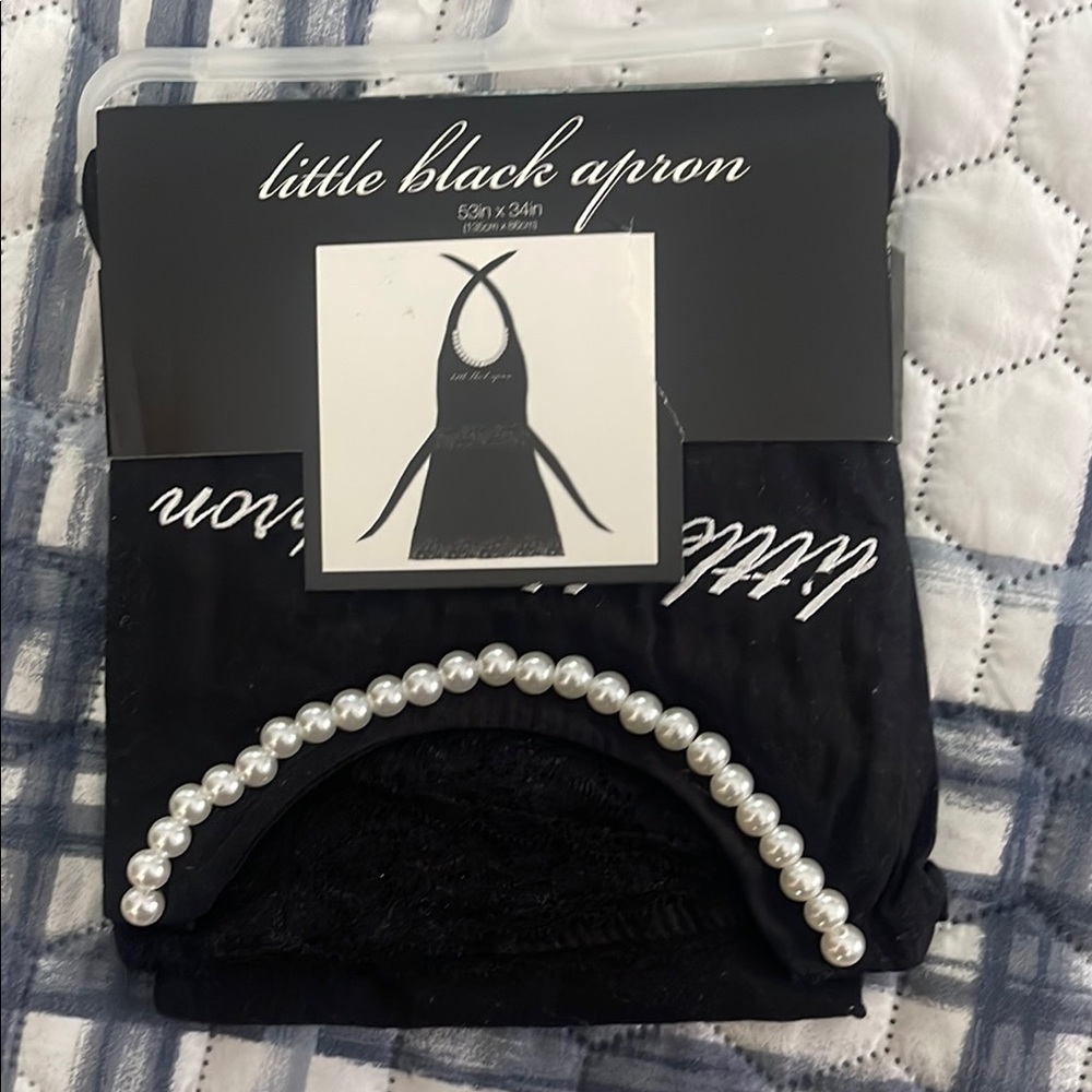 adidas Black and White Beaded Hair Accessory